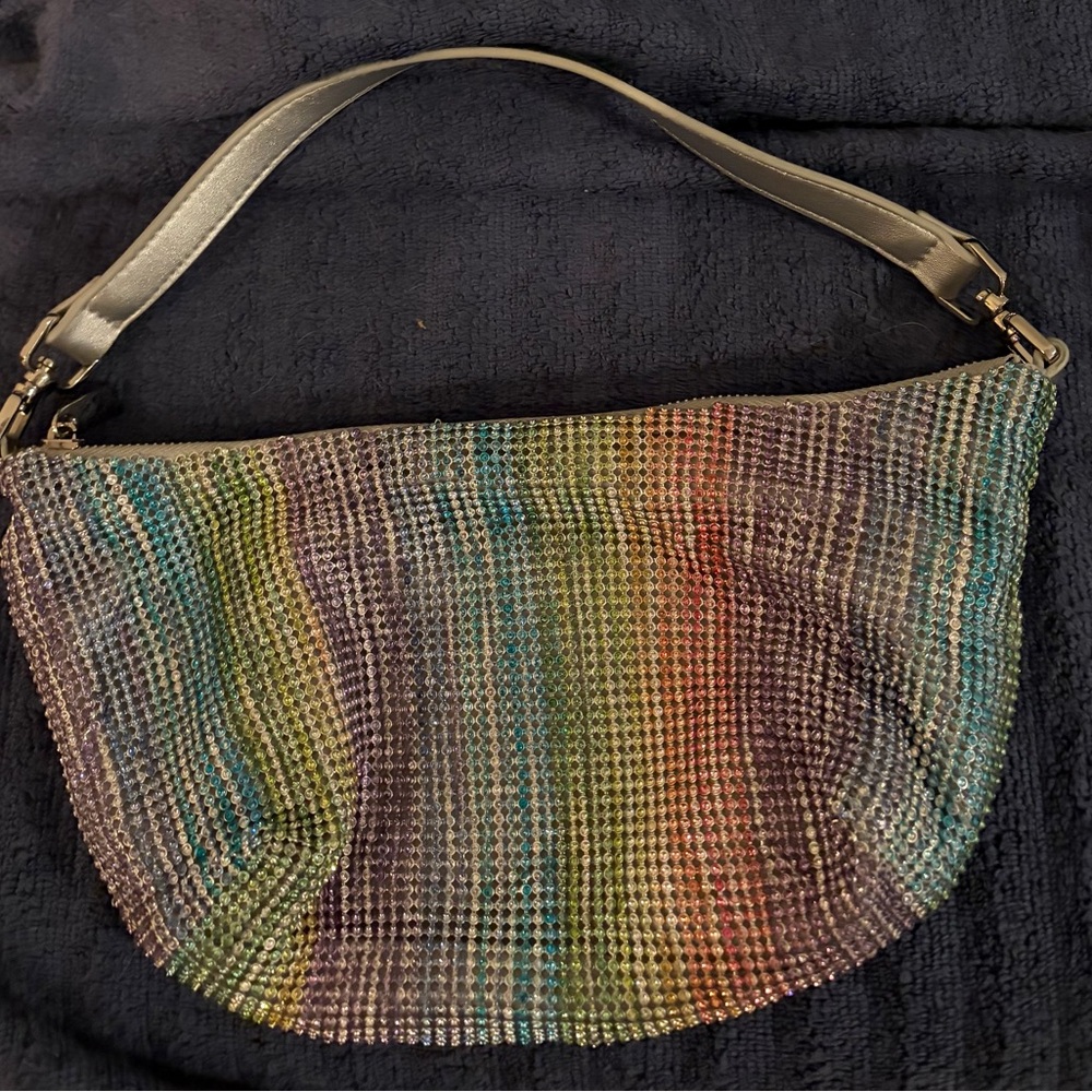 Multicolor Rhinestone Evening Bag